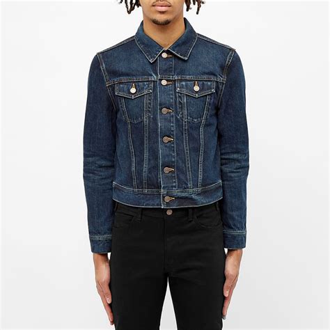 celine denim jacket women's|celine denim jacket men.